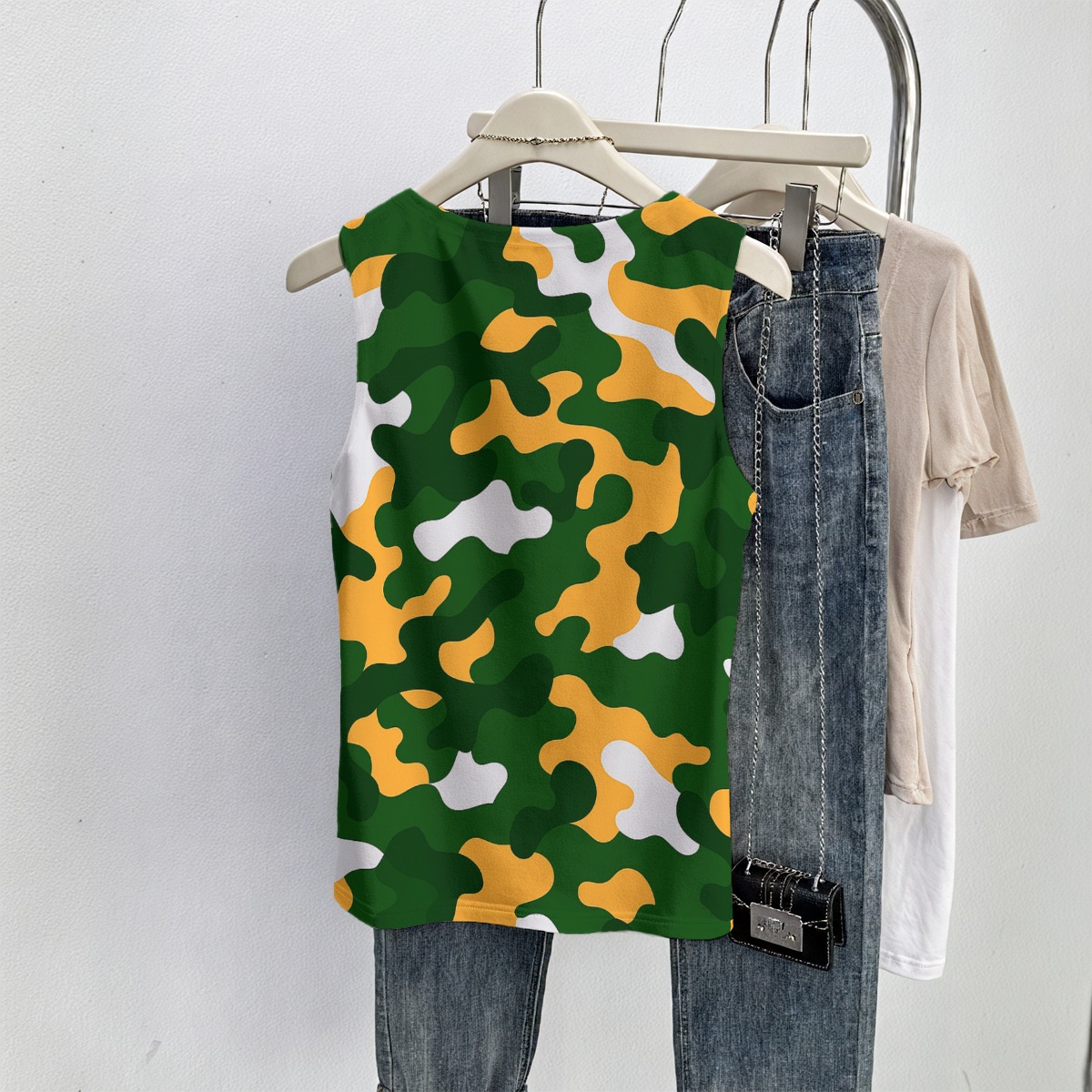 Green Bay Packers All-Over Print Women's sleeveless vest