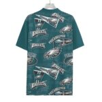 Philadelphia Eagles Zubaz All-over Print Men's Billiard Cloth With Black Zipper