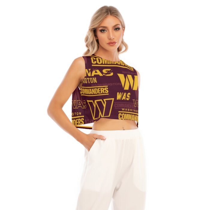 Washington Commanders Women's Sleeveless Cropped Top - Image 2