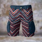 New England Patriots zubaz Cargo Shorts - Image 3