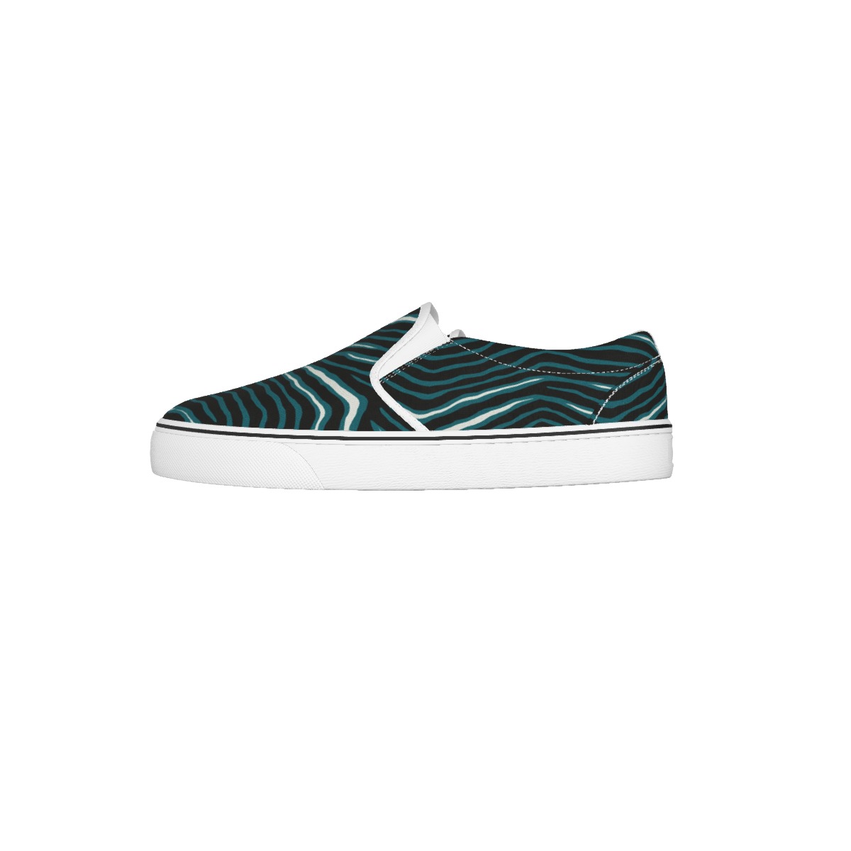 Philadelphia Eagles Zubaz Kid's Slip On Sneakers - Image 2