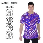 Buffalo Bills Zubaz All-Over Print Men's T-shirt | Birdseye - Image 2