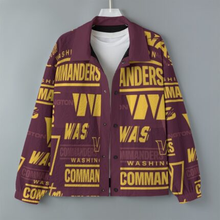 Washington Commanders Casual Lapel Jacket