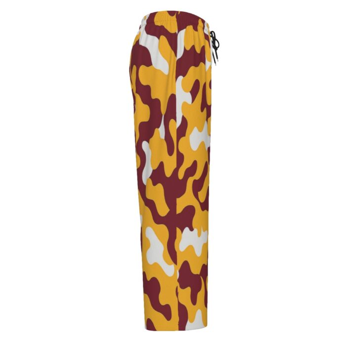Washington Commanders camo Unisex Wide-Leg Pants|245GSM Cotton - Image 3