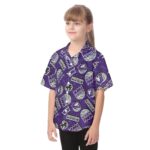 Sacramento Kings Kid's Hawaiian Vacation Shirt - Image 3