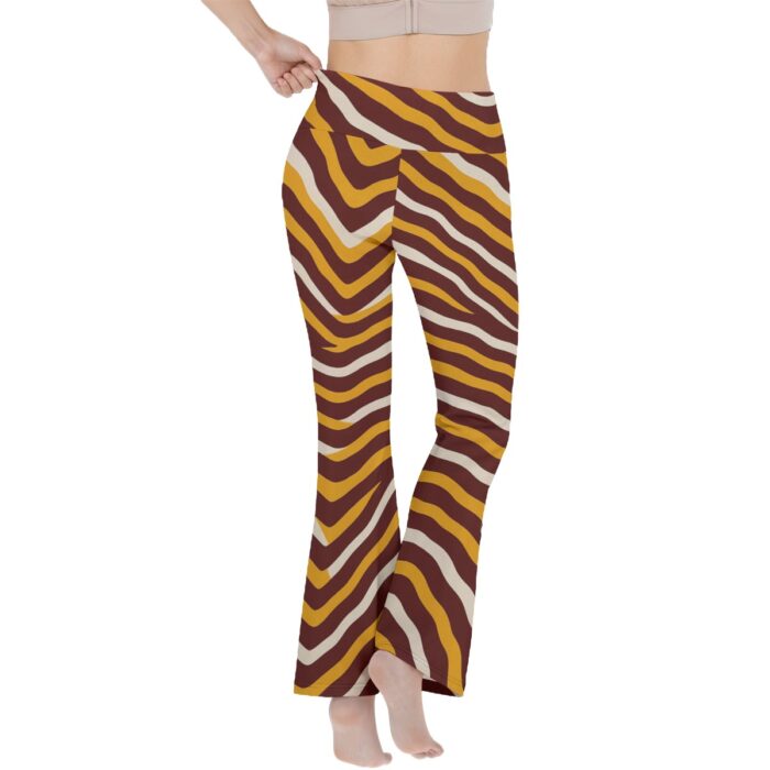 Washington Commanders zubaz Women's Reversible High-Waisted Yoga Pants - Image 2