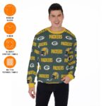 Green Bay Packers All-Over Print Men's Sweater - Image 6