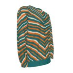 Miami Dolphins Zubaz All-Over Print Men's long Sleeve T-Shirt With Dropped Shoulders  | Interlock
