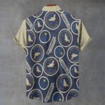 Minnesota Timberwolves Men's Stand Collar Shirt|110GSM Imitation Flax - Image 2