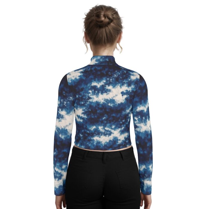 Dallas Cowboys Zubaz Eco-Friendly All-Over Print Women's Turtleneck T-shirt With Long Sleeve - Image 1