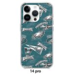 Philadelphia Eagles Zubaz iPhone 14 15 Series Mobile Phone Case | TPU - Image 4