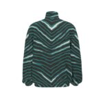 Philadelphia Eagles Zubaz All-Over Print Unisex Turtleneck Zippered Sweatshirt - Image 6
