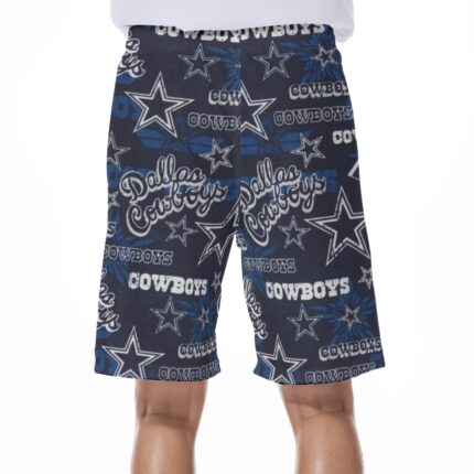 Dallas Cowboys Zubaz All-Over Print Men's Beach Shorts
