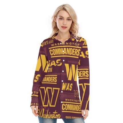 Washington Commanders Redskins Women's Long Shirt