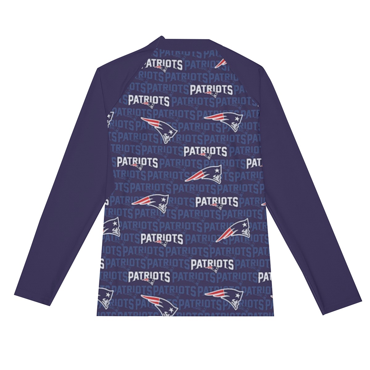 New England Patriots All-Over Print Men's Long Sleeve Tight surf clothing