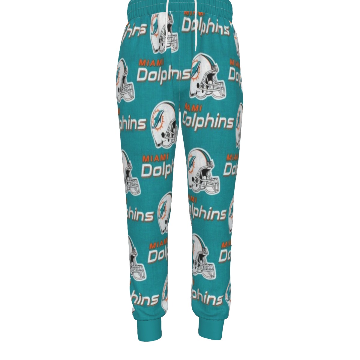 Miami Dolphins Zubaz All-Over Print Men's Sweatpants - Image 4
