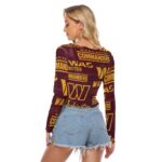 Washington Commanders Women's Mesh Long Sleeves T-shirt - Image 3