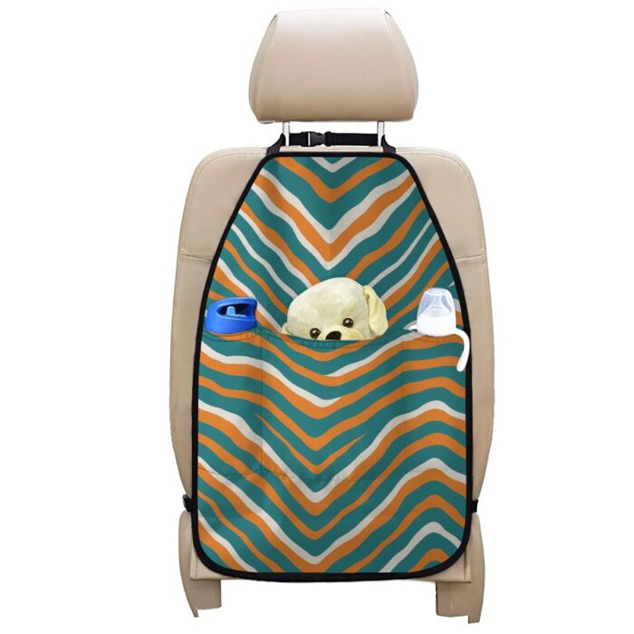 Miami Dolphins Zubaz Car Seat Back Storage Bag - Image 1