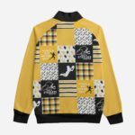 Pittsburgh Steelers Zubaz All-Over Print Unisex Stand Up Collar Jacket With Raglan Sleeve | 310GSM Cotton - Image 2