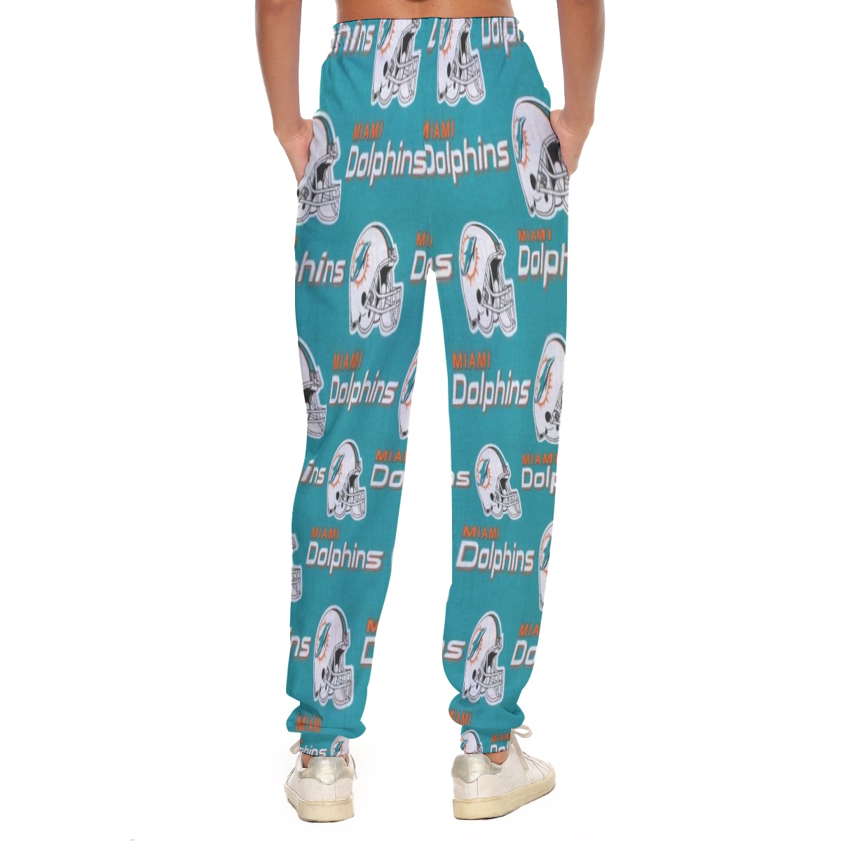 Miami Dolphins Zubaz All-Over Print Women's Casual Pants - Image 4