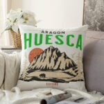 Huesca Aragon Funda de almohada para sofá