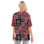 Arkansas - Razorbacks Women's Short Sleeves T-shirt With Hem Split - Image 4