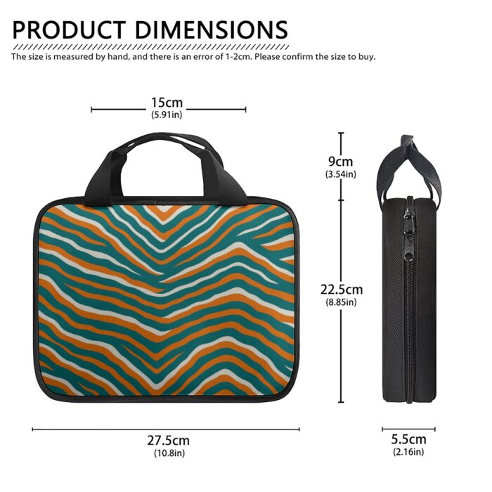 Miami Dolphins Zubaz Simple Canvas Storage Bag Single Printing - Image 4