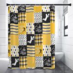 Pittsburgh Steelers Zubaz Shower Curtains 150（gsm） - Image 3