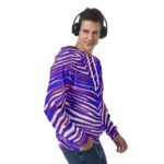 Buffalo Bills Zubaz All-Over Print Men's Raglan Pullover Hoodie - Image 3
