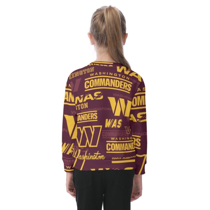 Washington Commanders  Kid's Heavy Fleece Sweatshirt - Image 4