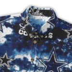 Dallas Cowboys Zubaz All-Over Print Children's Shirt With Pocket | 125GSM Cotton - Image 2