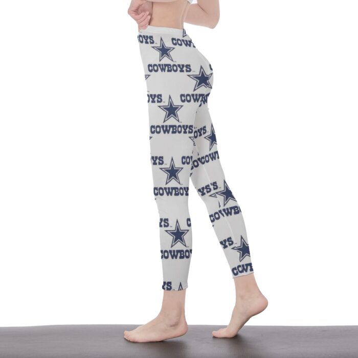 Dallas Cowboys Zubaz All-Over Print Casual Leggings - Image 2