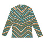 Miami Dolphins Zubaz All-Over Print Men's Long Sleeve Tight surf clothing