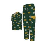 Green Bay Packers All-Over Print Unisex Scrub Set|Birdseye - Image 3