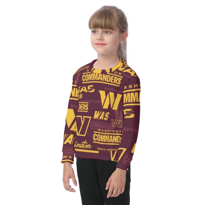 Washington Commanders  Kid's Heavy Fleece Sweatshirt - Image 3