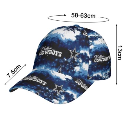 Dallas Cowboys Zubaz All-Over Print Peaked Cap