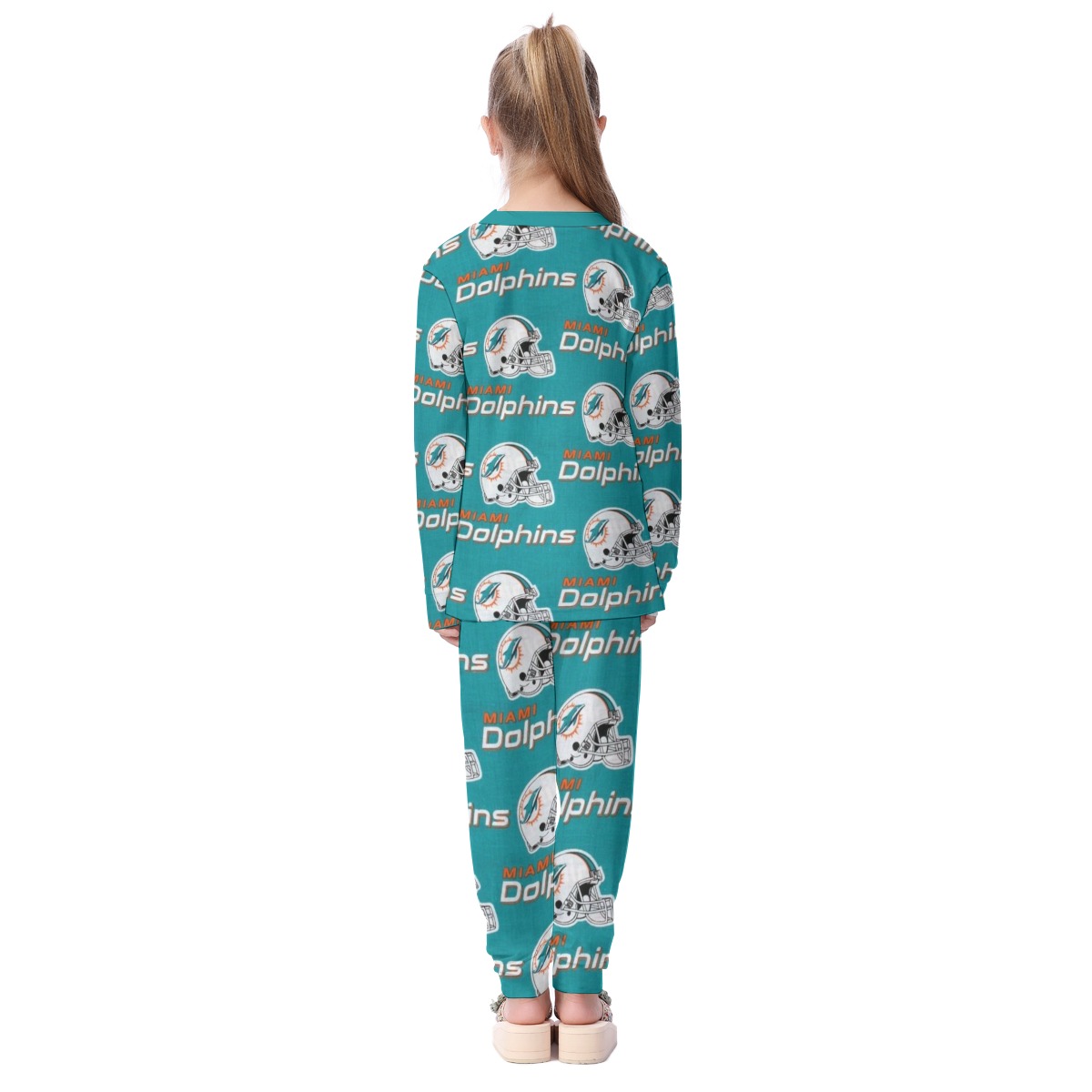Miami Dolphins Zubaz All-Over Print Kid's Pajamas Set