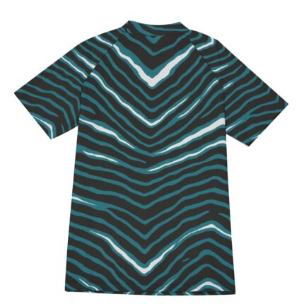 Philadelphia Eagles Zubaz All-Over Print Men's Tight Surf Clothing With Half Sleeves