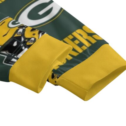 Green Bay Packers All-Over Print Men's Sweatpants With Waistband