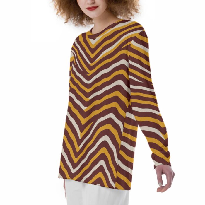 Washington Commanders Zubaz Women'S Pajama T-shirt|180GSM - Image 3