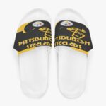 Pittsburgh Steelers Zubaz Men's Velcro Slippers - Image 2