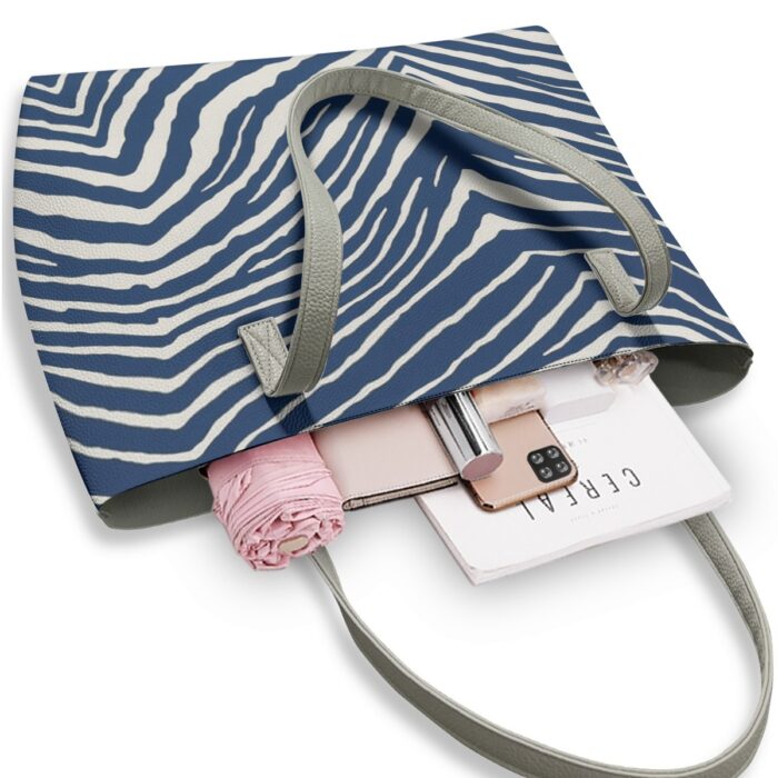 Dallas Cowboys Zubaz Stylish PU Leather Tote Bag - Image 2