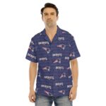 New England Patriots All-Over Print Man's Short Sleeves Shirt - Image 3
