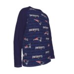 New England Patriots Zubaz All-Over Print Men's Long Sleeve T-shirt With Raglan Sleeve