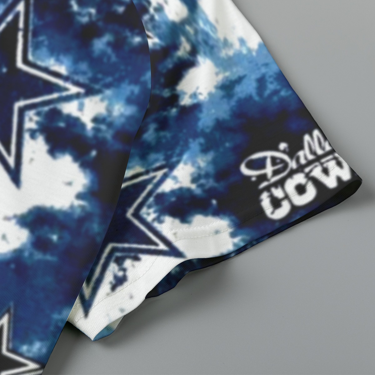 Dallas Cowboys Zubaz Eco-friendly All-Over Print Women's cropped Raglan T-shirt With Short Sleeve - Image 2