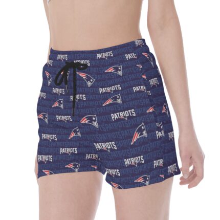 New England Patriots Zubaz All Over Print Wide Waistband Sport Shorts