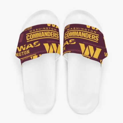 Washington Commanders Velcro Slippers