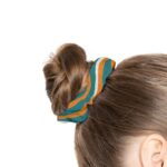 Miami Dolphins Zubaz All-Over Print Summer Scrunchie - Image 3