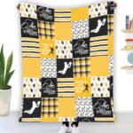 Pittsburgh Steelers Zubaz Single-Side Printing Flannel Blanket - Image 2