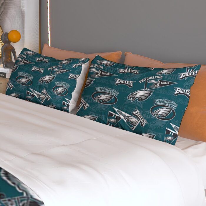 Philadelphia Eagles Zubaz Bedding Set | 125（gsm） - Image 3